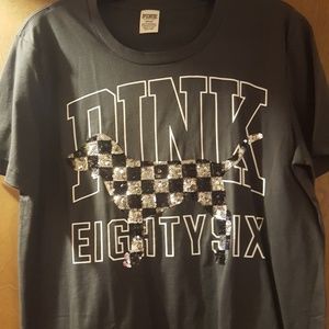 Victoria Secret Pink BLING campus tee